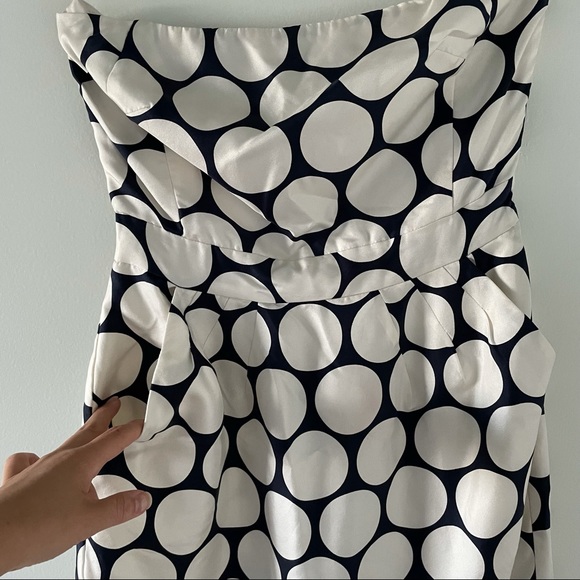 Banana Republic navy/white corset dress - Picture 3 of 11